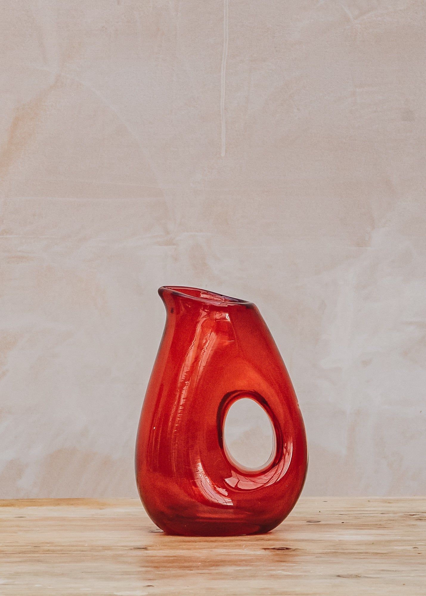 Pol's Potten Jug with Hole in Red