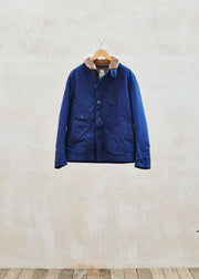 Kaptain Sunshine Alpaca Lined Navy Cotton Deck Jacket - M