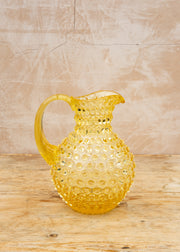 Zafferano Hobnail Jug in Citrine