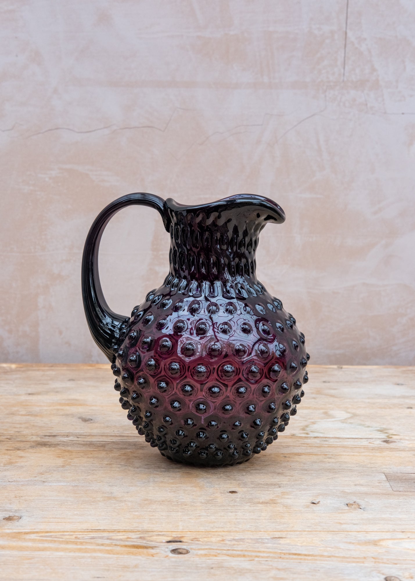 Mclaggan Smith Mugs Hobnail Jug in Violet