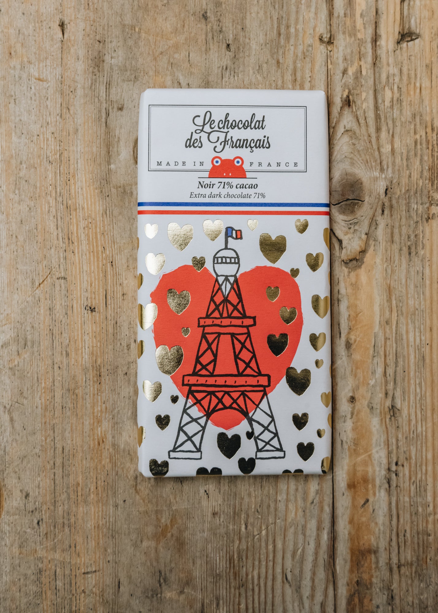 Le Chocolat des Français Organic Extra Dark 'La Tour Eiffel' Chocolate