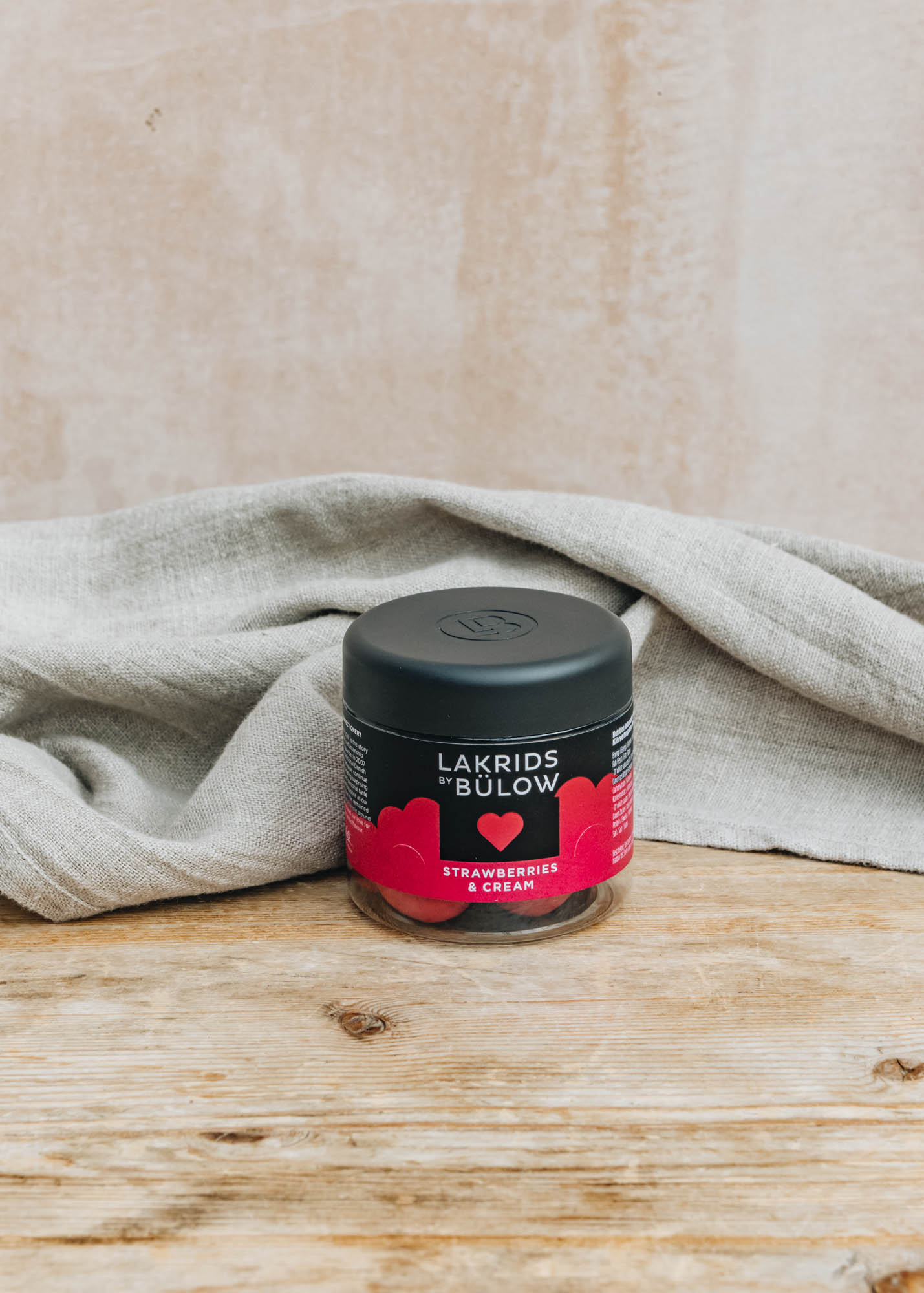 Burford Garden Co. Lakrids by Bülow Strawberries and Cream Flavoured Liquorice, 125g