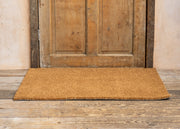 Large Plain Natural Coir Doormat