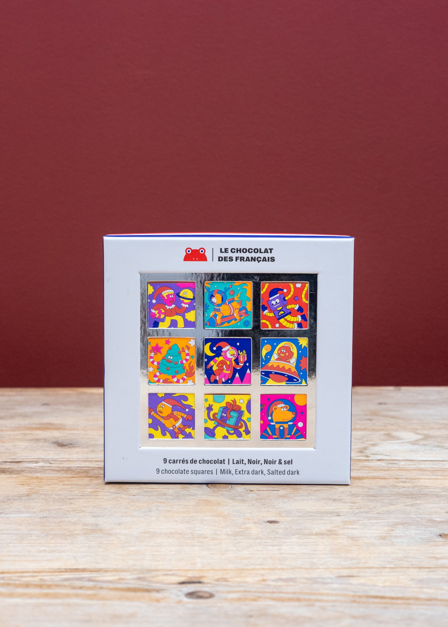 Galactic Chocolate Gift Box, nine squares