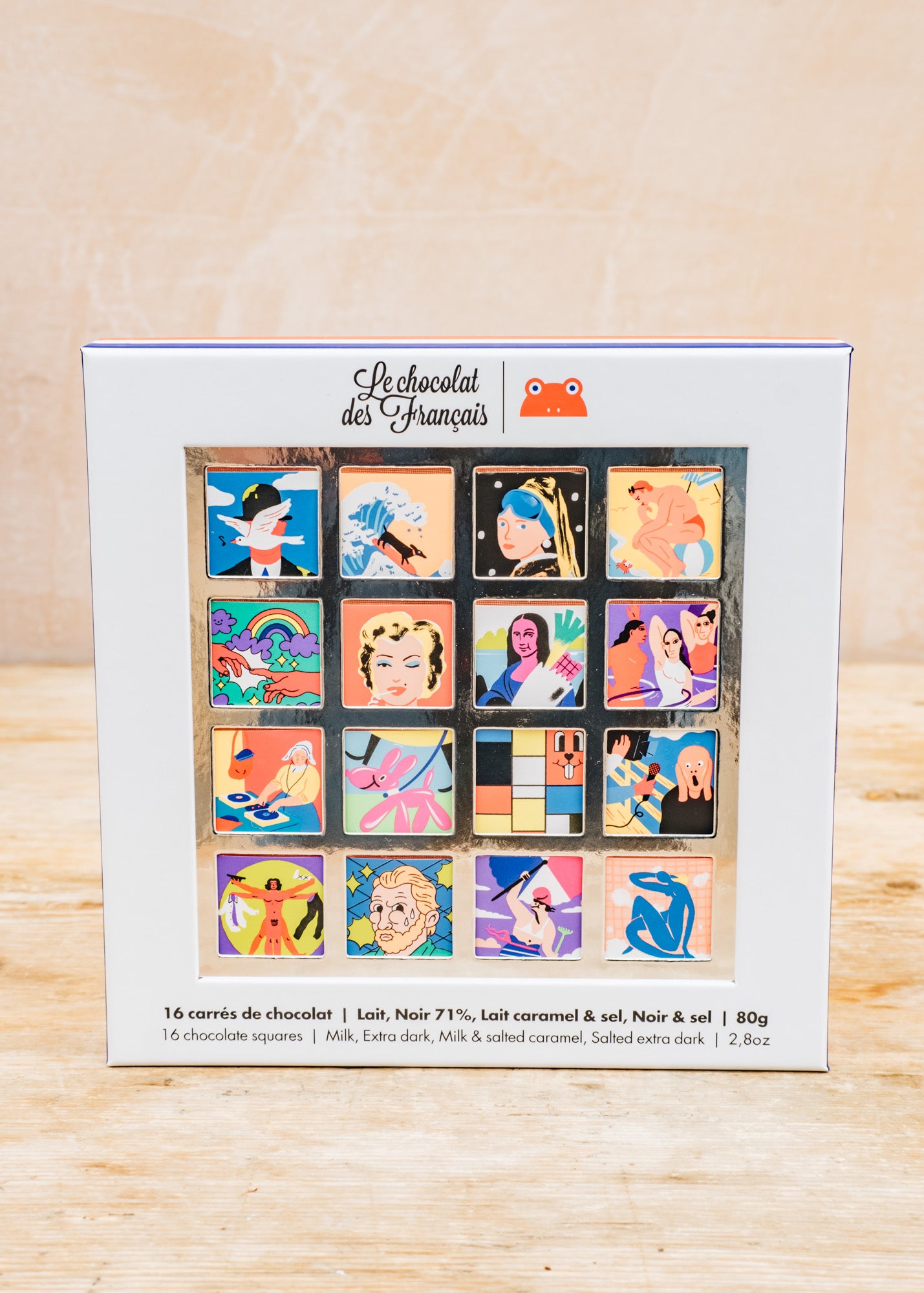 Burford Garden Co. 'Bio Art' Organic Chocolate Squares Box, 16 pieces