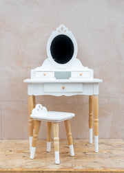 Dressing Vanity Table with Stool