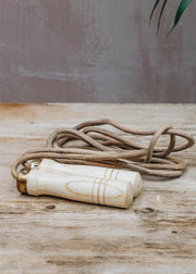 John Woodbridge & Sons Vintage Leather Skipping Rope