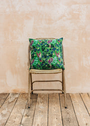 Bungalow Velvet Cushion in Vibrant Green Columbia, 45x45cm