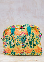 Sunspel Velvet Weekend Bag in Swainston Gold