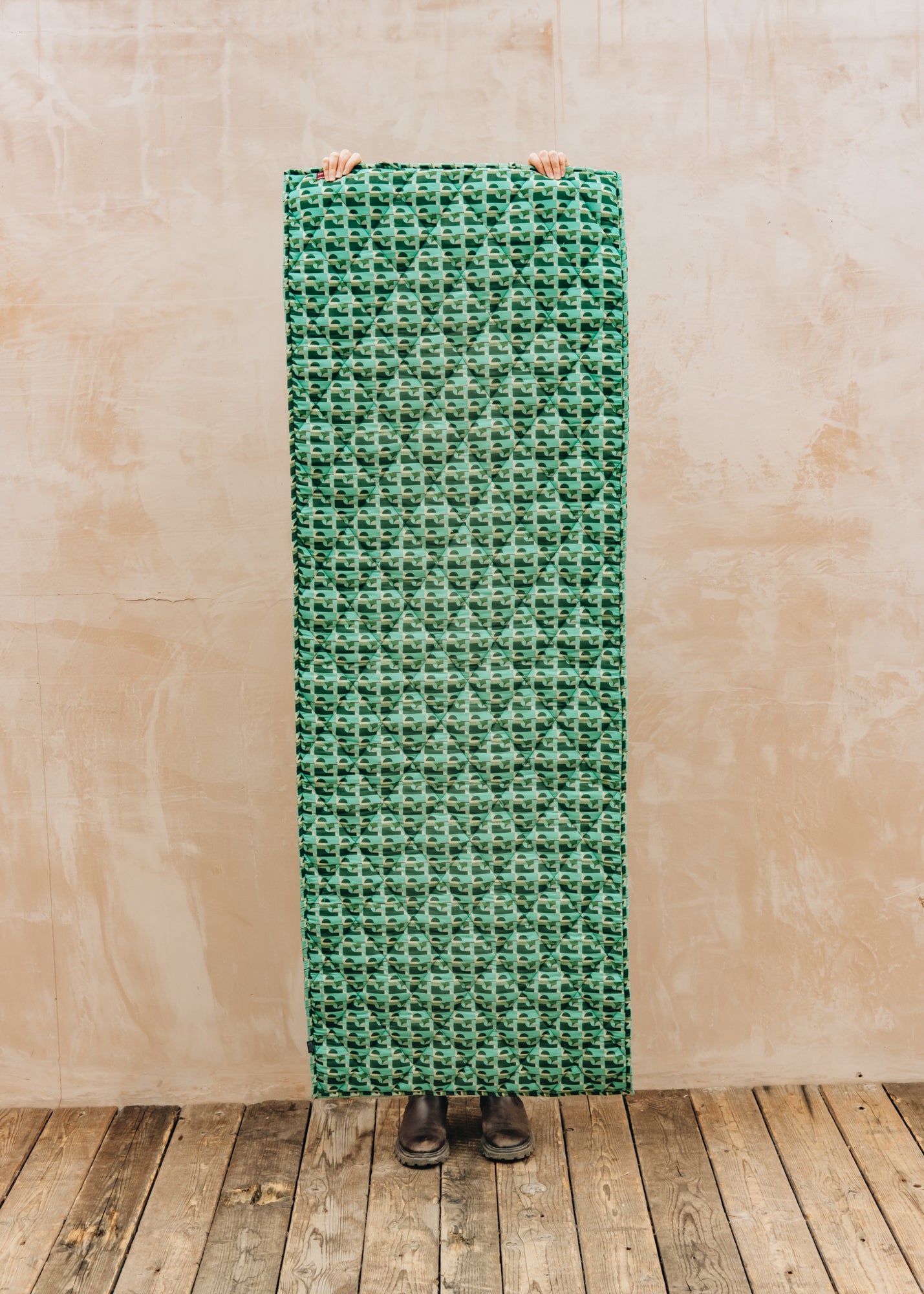 Les Touristes Yoga/Leisure Mat in Cosmos Teal