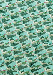 Les Touristes Yoga/Leisure Mat in Cosmos Teal