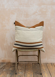 Cushion in Foundry Beeswax Stripe