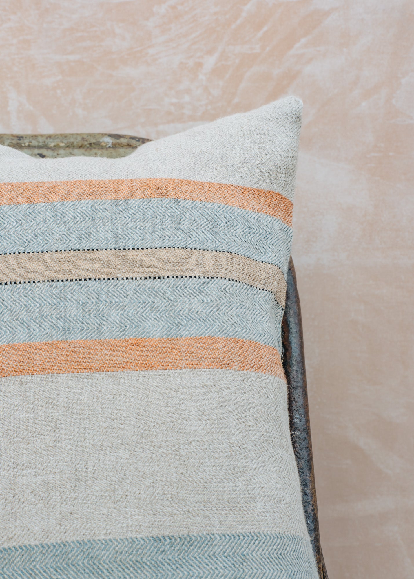 Libeco Multi Stripe Cushion