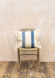 The Indigo Stripe Cushion, 44x44cm