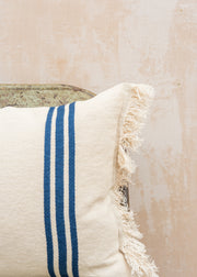 Libeco The Indigo Stripe Cushion, 44x44cm