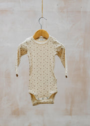 Babies' Gago Bodysuit in Wood Ash