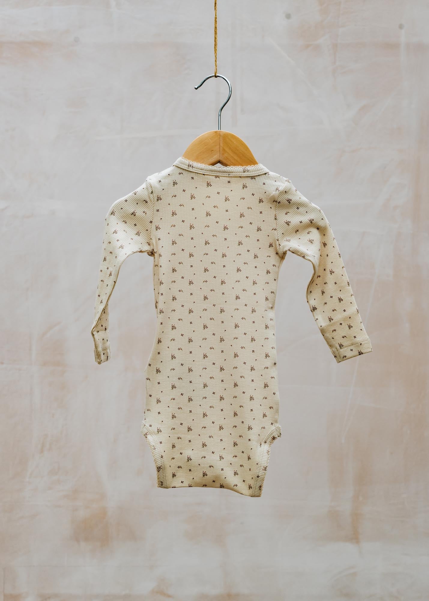 Babies' Gago Bodysuit in Wood Ash