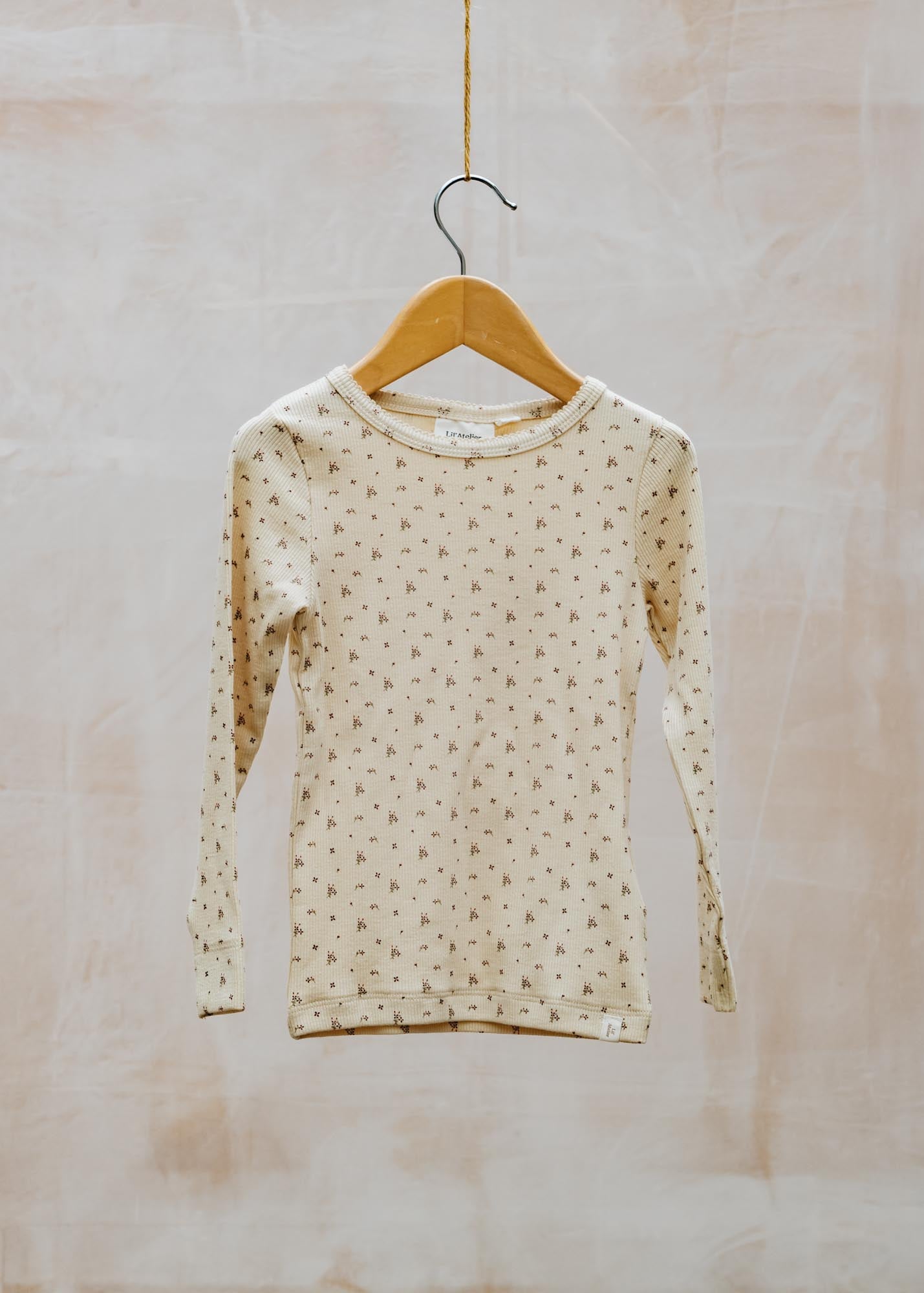 Children's Gago Top in Wood Ash