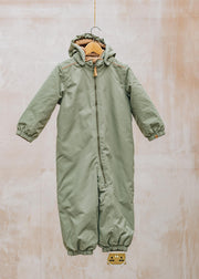 Children's Suit in Oil Green
