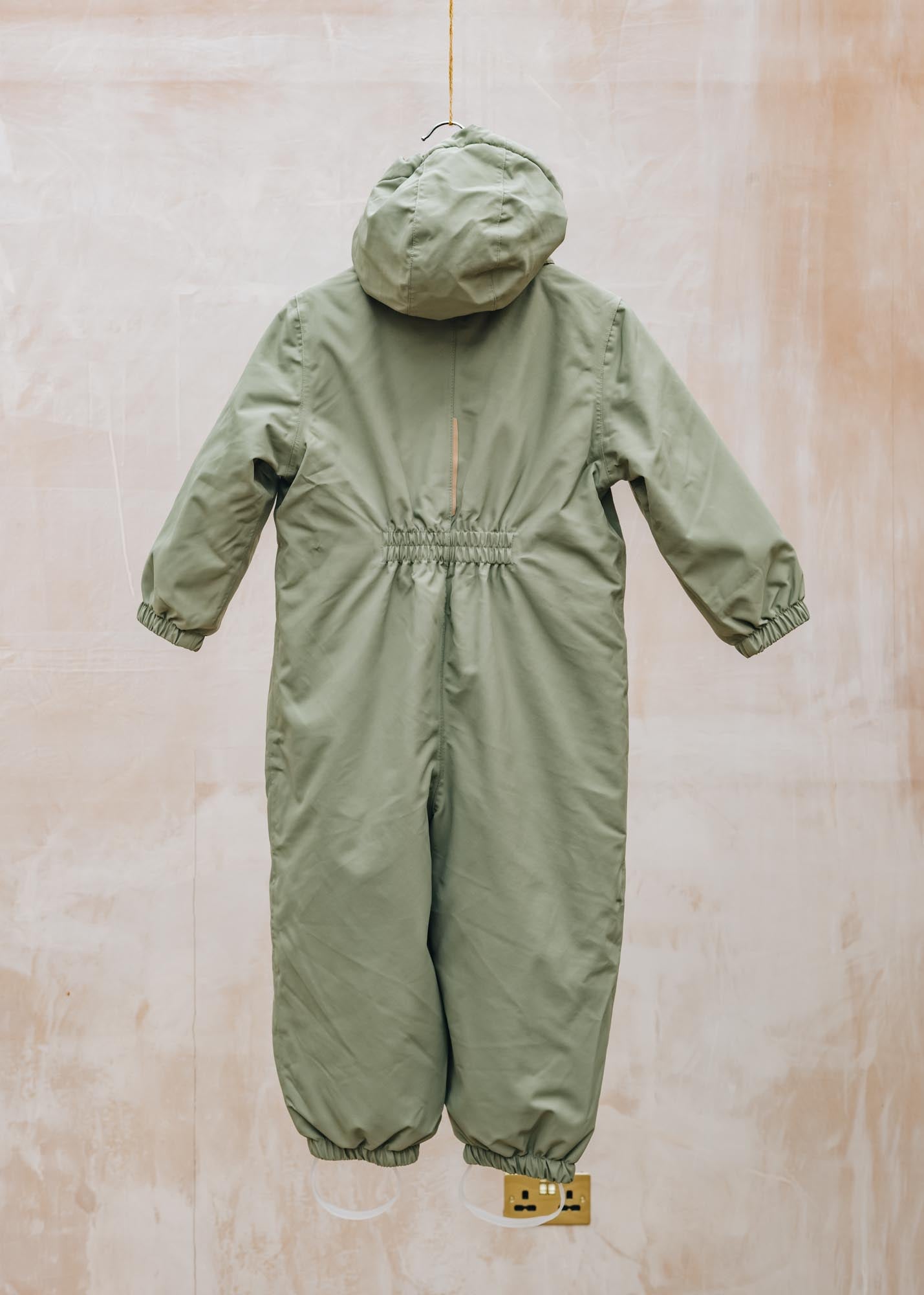 Children's Suit in Oil Green