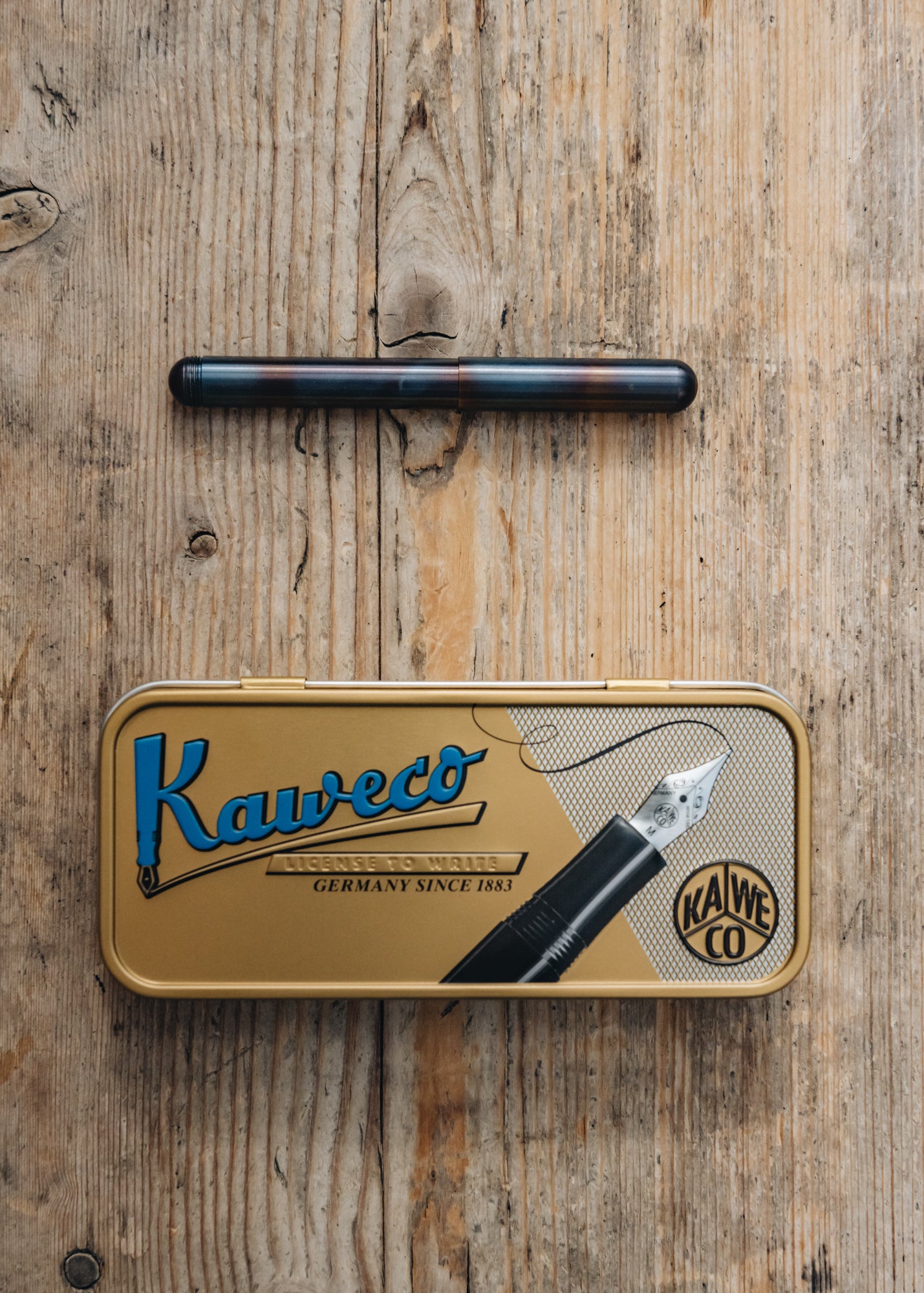 Kaweco Liliput Fountain Pen in Fireblue, Medium Nib