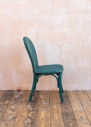 Lloyd Loom Bistro Chair in Teal