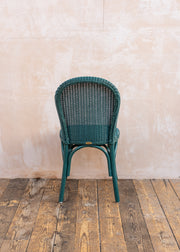 Lloyd Loom Bistro Chair in Teal