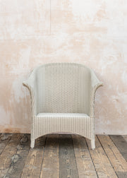 Lloyd Loom Lounge Chair in Fawn with Cushion