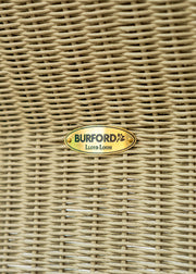 Lloyd Loom Lounge Chair in Fawn with Cushion