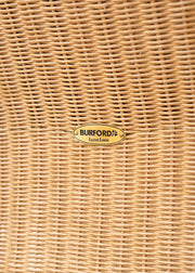 Lloyd Loom Lounge Chair in Natural with Cushion