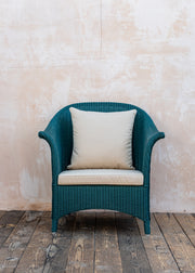 Lounge Chair in Teal with Cushion