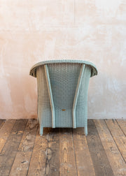 Lloyd Loom Lounge Chair in Hampton Green with Cushion