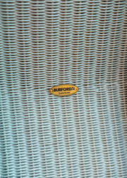 Lloyd Loom Lounge Chair in Hampton Green with Cushion