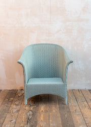 Lloyd Loom Lounge Chair in Hampton Green with Cushion