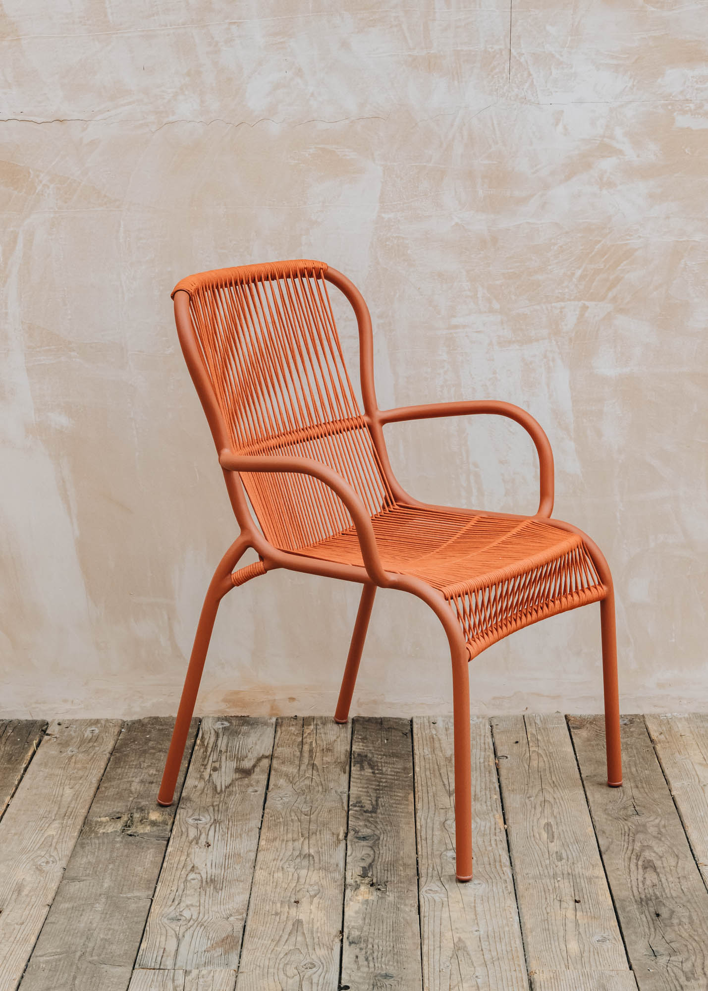 Vincent Sheppard Loop Rope Dining Chair in Terracotta