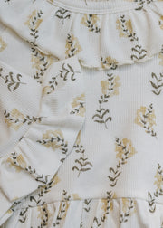 Lil' Atelier Children's Loose Fit Dress in Coconut Milk