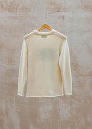 Stutterheim Love Jumper in White