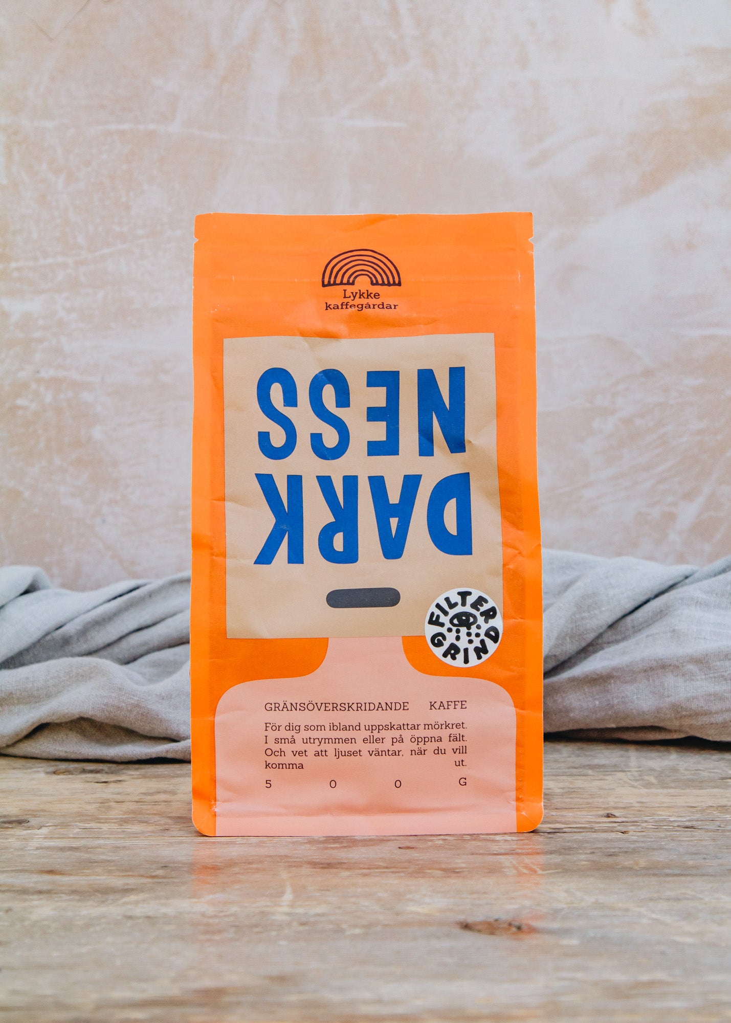 Lykke Kaffegårdar Darkness Filter Brew Coffee, 500g
