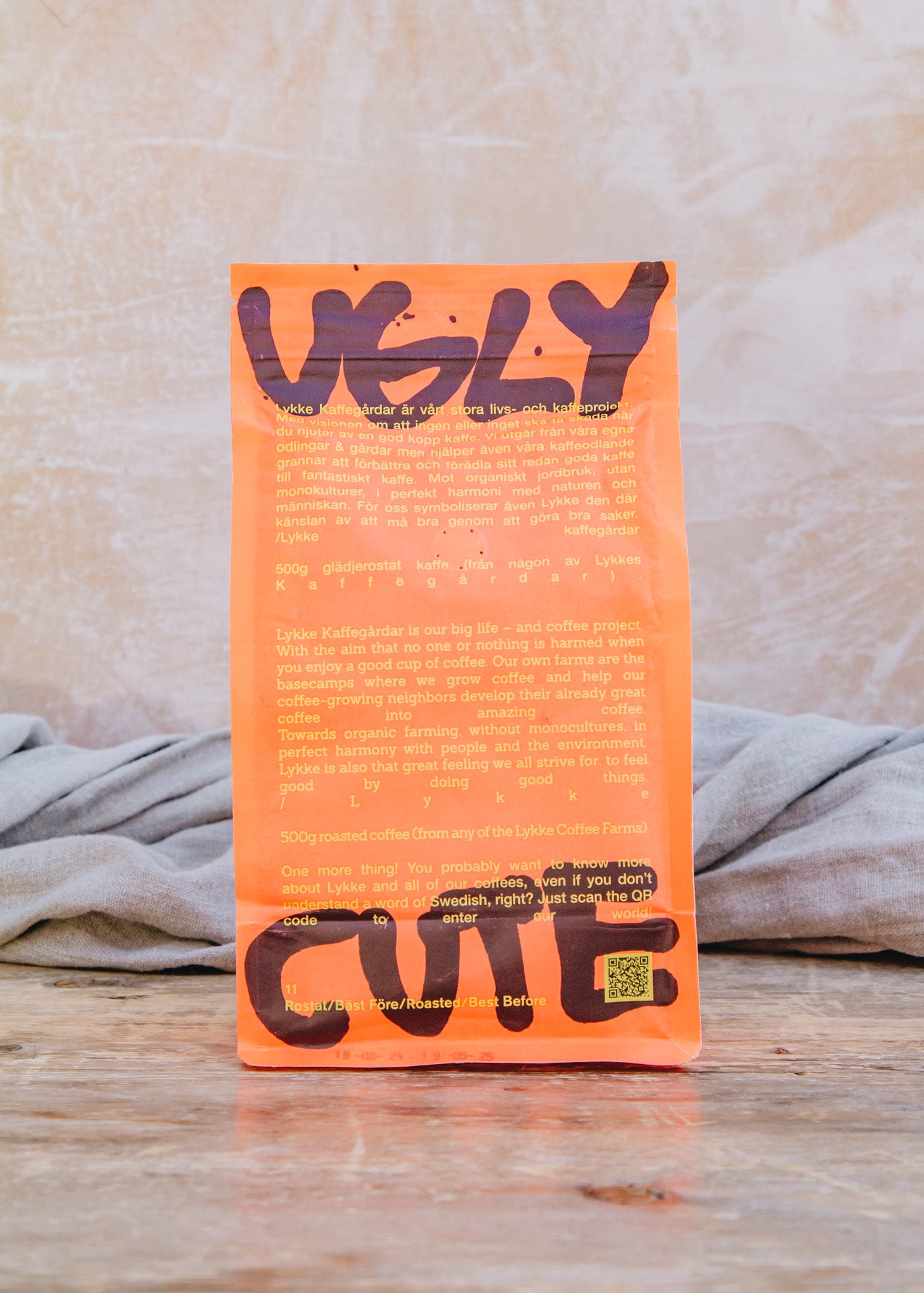 Lykke Kaffegårdar Ugly Cute Filter Brew Coffee, 500g
