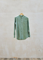 Massimo Alba Textured Pure Cotton Collarless Shirt - M
