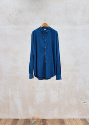 Massimo Alba Brushed Collarless Pullover Shirt - M/L