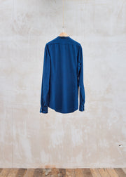 Kenny Ryder Massimo Alba Brushed Collarless Pullover Shirt - M/L