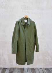 Mackintosh Lightweight Long Cotton Raincoat - Large