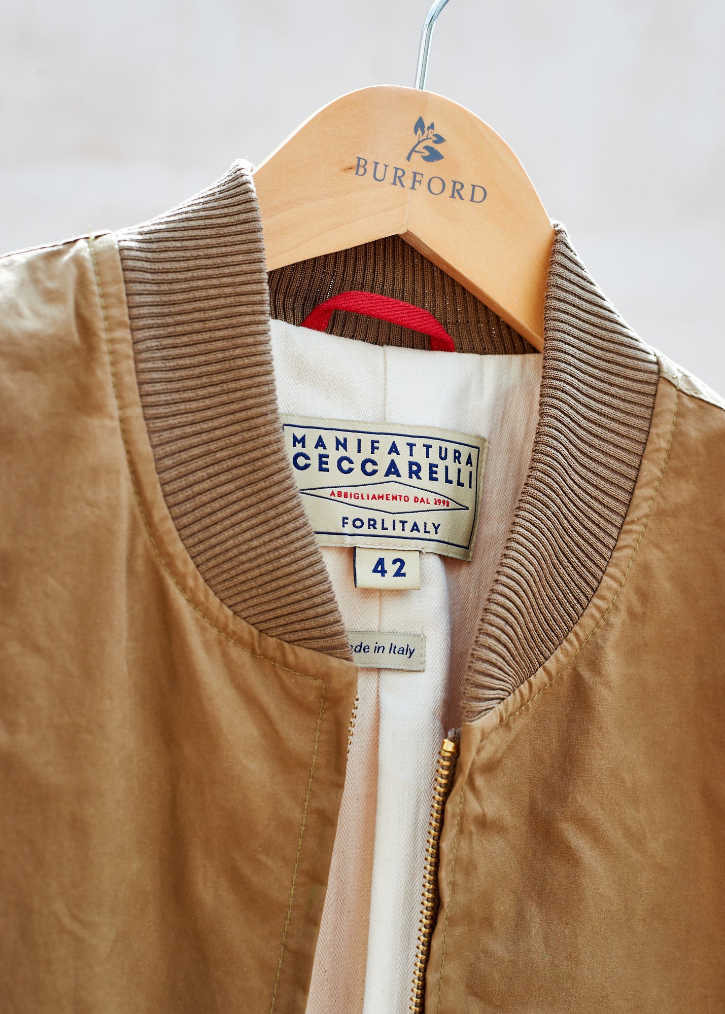 Manifattura Ceccarelli Waxed Bomber Jacket - Large