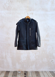 Margaret Howell Japanese Black Cotton Raincoat - S
