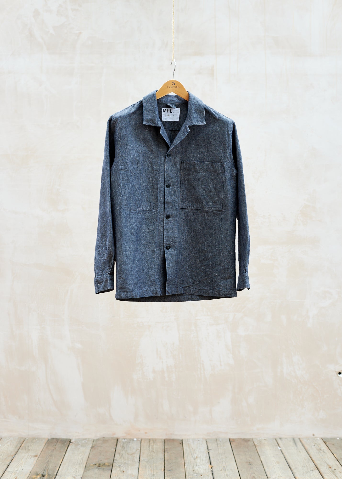 Margaret Howell Tough Grey Cotton Shirt Jacket - S