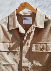 Margaret Howell Tough Tan Cotton Work Jacket - S-M
