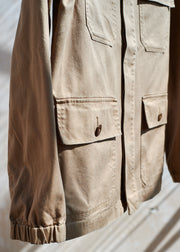 Margaret Howell Tough Tan Cotton Work Jacket - S-M