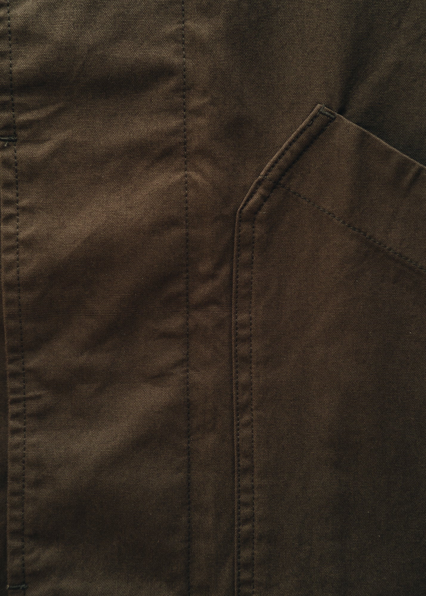 Margaret Howell MHL. Raglan Jacket in Uniform Green