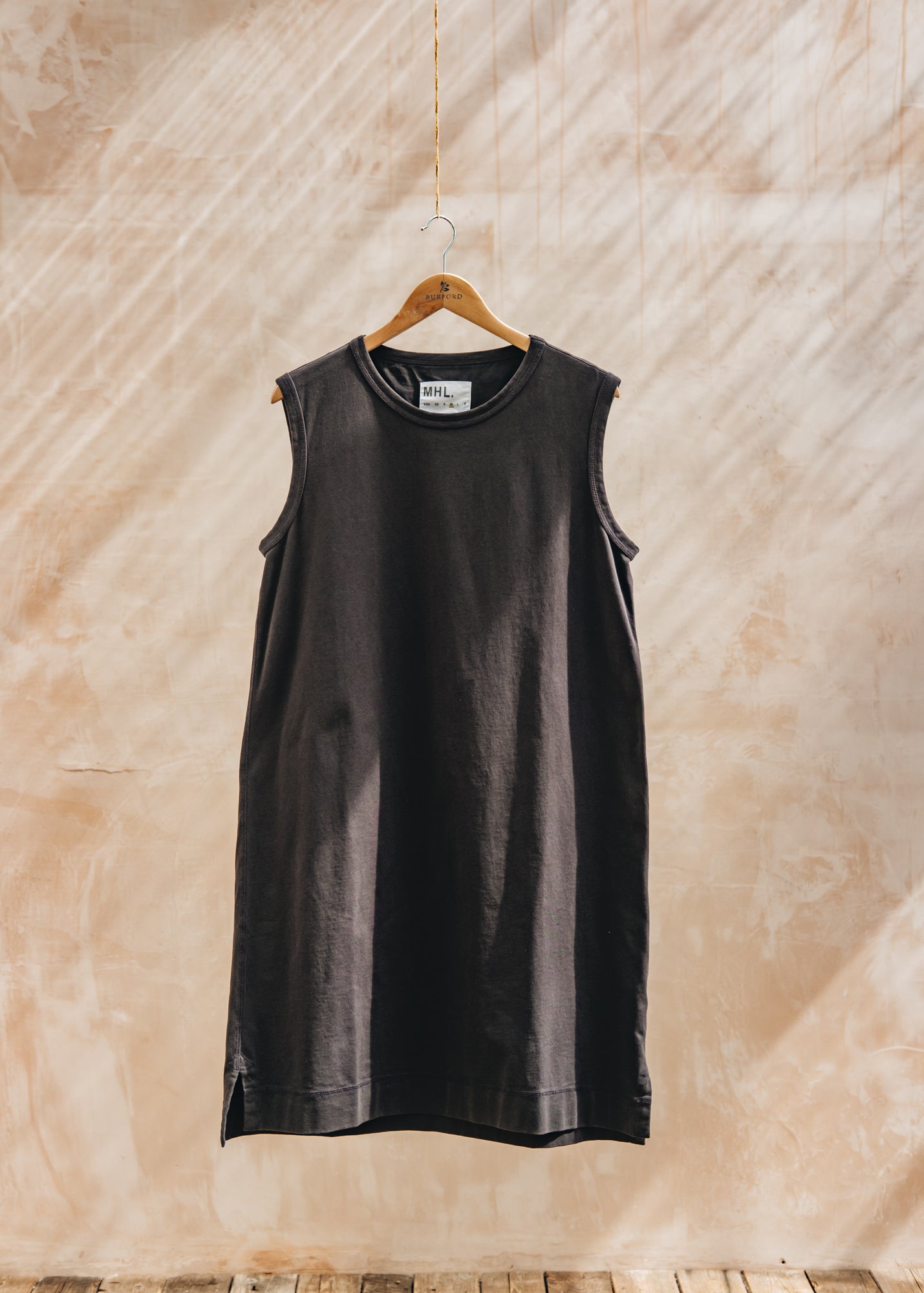 Cut Loose MHL. Overhead Tank Dress in Off Black